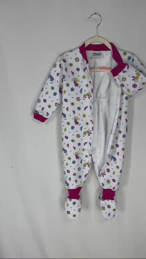 Pijama Bebé - Enterito Franela - Hadas (Tallas 0 a 2)