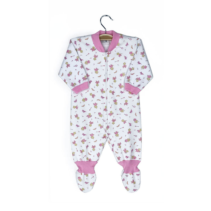 Pijama Bebé - Enterito Franela - Ositas Reina (Tallas 0 a 2)