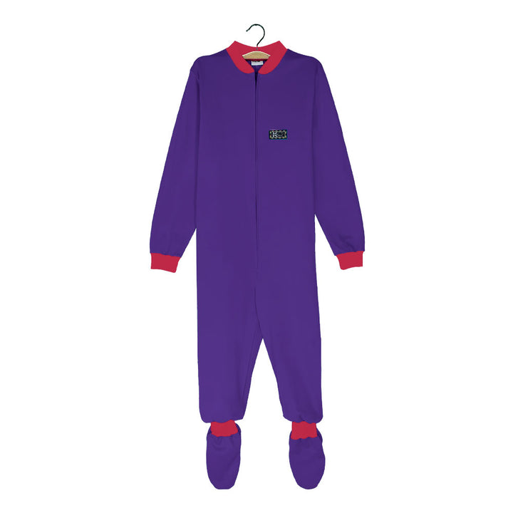 Pijama Infantil - Enterito de Algodón - Morado (Tallas 10 y 12)